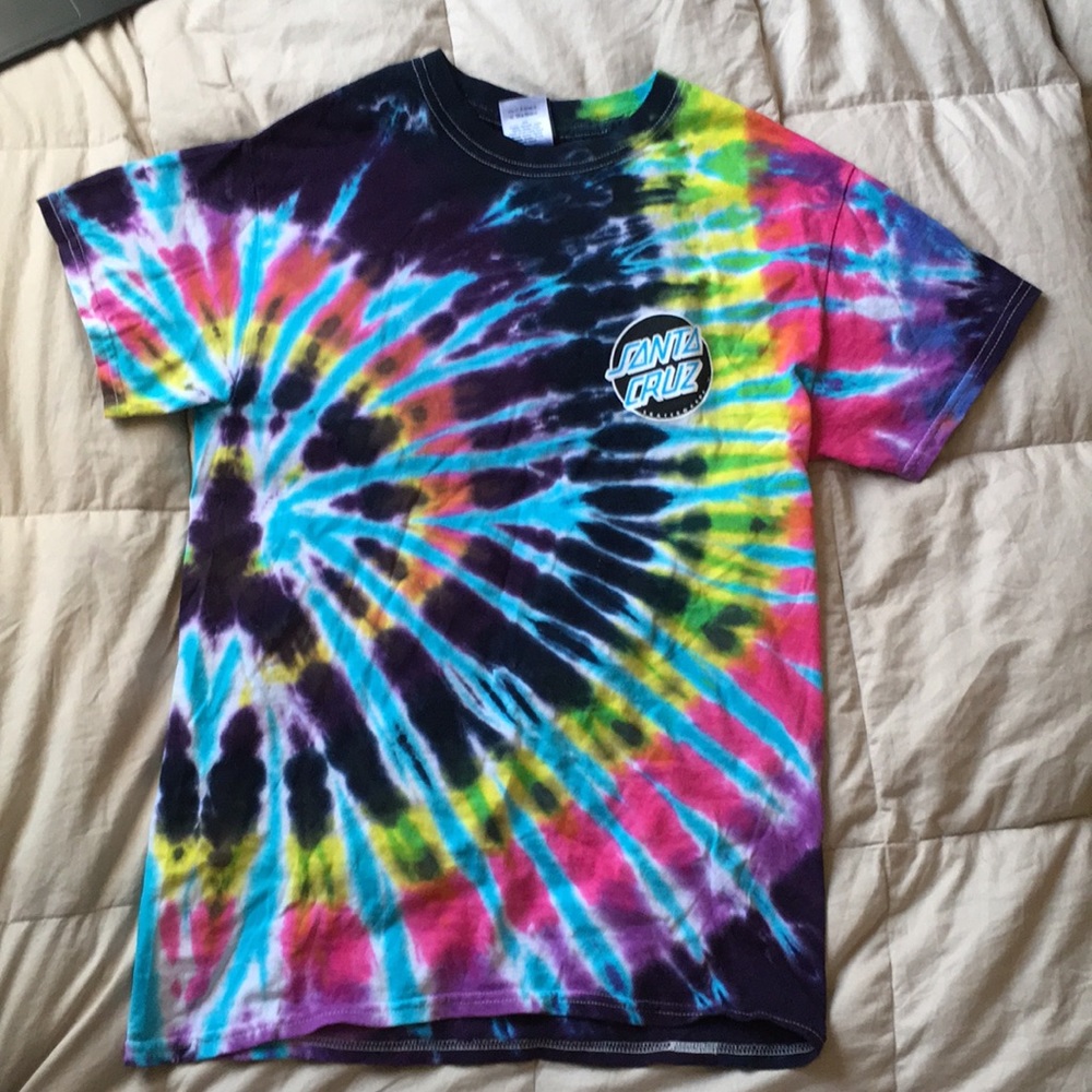 Santa Cruz tie dye Tee